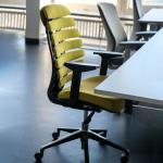 Reduzierte Schwarze Organische Ergonomische Bürostühle & orthopädische Bürostühle  gepolstert 