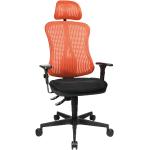 Reduzierte Rote Topstar Point Bürostühle mit Kopfstütze aus Textil Breite 50-100cm, Höhe 0-50cm, Tiefe 0-50cm 