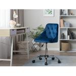 Reduzierte Blaue Gesteppte Vintage Bürodrehstühle gepolstert Breite 50-100cm, Höhe 50-100cm 