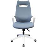 Graue Ergonomische Bürostühle & orthopädische Bürostühle  mit verstellbarer Kopfstütze Breite 0-50cm, Höhe 0-50cm, Tiefe 0-50cm 