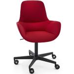 Rote Wagner Möbel Bürodrehstühle aus Stoff Breite 50-100cm, Höhe 50-100cm, Tiefe 50-100cm 