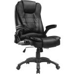 Bürosessel / Chefsessel Mit Massage- Und Wärmefunktion (Farbe: Schwarz)
