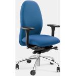 Anthrazitfarbene Ergonomische Bürostühle & orthopädische Bürostühle  aus Stoff Breite 0-50cm, Höhe 0-50cm, Tiefe 0-50cm 