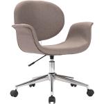 Graue Moderne Ergonomische Bürostühle & orthopädische Bürostühle  aus Stoff gepolstert Breite 50-100cm, Höhe 50-100cm 