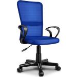 Blaue Ergonomische Bürostühle & orthopädische Bürostühle  aus Polyester höhenverstellbar Breite 0-50cm, Höhe 0-50cm, Tiefe 0-50cm 
