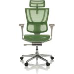 Grüne Ergonomische Bürostühle & orthopädische Bürostühle  aus Aluminium Breite 0-50cm, Höhe 0-50cm, Tiefe 0-50cm 