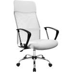 Weiße Ergonomische Bürostühle & orthopädische Bürostühle  aus Kunststoff mit Armlehne Breite 0-50cm, Höhe 0-50cm, Tiefe 50-100cm 