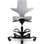Schwarze Ergonomische Bürostühle & orthopädische Bürostühle  mit verstellbarer Rückenlehne 