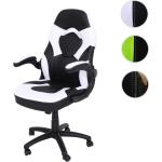 Weiße Mendler Ergonomische Bürostühle & orthopädische Bürostühle  aus Textil mit verstellbarer Rückenlehne Breite 50-100cm, Höhe 100-150cm, Tiefe 50-100cm 