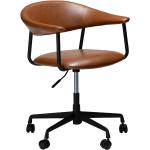 Schwarze Vintage DAN-FORM Denmark Bürostühle & Schreibtischstühle aus Kunstleder 