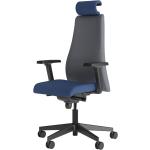 Blaue Nowy Styl Ergonomische Bürostühle & orthopädische Bürostühle  aus Textil Höhe 100-150cm, Tiefe 50-100cm 