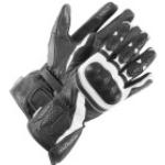 Büse Pit Lane Handschuhe, schwarz-weiß Größe 10