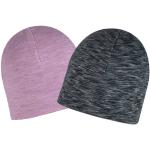 Buff Lightweight Merino Wool Reversible Hat Beanie für Kinder, pansy/graphite multistripes