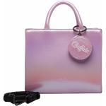 Reduzierte Rosa Buffalo Rainbow Tote Bags & Henkeltaschen aus PU für Damen 