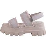 Pinke Buffalo Outdoor-Sandalen mit Klettverschluss in Normalweite für Damen Größe 41 für den für den Sommer 