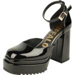 Schwarze Buffalo Vegane Blockabsatz High Heels & Stiletto-Pumps für Damen Größe 37 