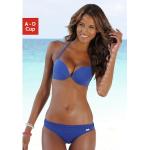 Blaue Buffalo Happy Bikini-Tops aus Microfaser gepolstert für Damen Größe XS 