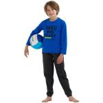 Pyjama BUFFALO "Akku wird geladen" grau (blau, anthrazit) Kinder Homewear-Sets Pyjamas