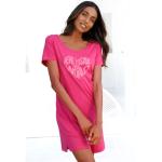 Pinke Buffalo Nachhaltige Freizeitkleider aus Baumwolle für Damen Größe XS 