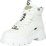Weiße Buffalo Vegane High Top Sneaker & Sneaker Boots aus Büffelleder für Damen Größe 36 