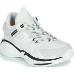 Weiße Buffalo Low Sneaker für Damen Größe 36 mit Absatzhöhe 3cm bis 5cm 