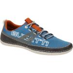 Blaue Bugatti Bugatti Vegane Runde Low Sneaker in Normalweite aus Textil mit herausnehmbarem Fußbett für Herren Größe 46 