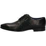 Schwarze Business Bugatti Morino Hochzeitsschuhe & Oxford Schuhe mit Schnürsenkel aus Leder für Herren Größe 47 