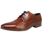 Braune Business Bugatti Morino Hochzeitsschuhe & Oxford Schuhe mit Schnürsenkel aus Leder für Herren Größe 48 