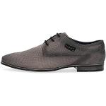 Graue Business Bugatti Morino Hochzeitsschuhe & Oxford Schuhe mit Schnürsenkel für Herren Größe 41 