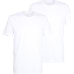 Weiße Unifarbene Bugatti T-Shirts aus Baumwolle für Herren Größe XL 2-teilig 
