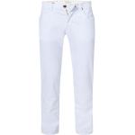 Weiße Bestickte Bugatti Jeans mit Stickerei aus Baumwollmischung für Herren Weite 33, Länge 30 - versandkostenfrei 
