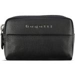 Reduzierte Schwarze Bugatti Vegane Herrenschlüsseletuis & Herrenschlüsseltaschen mit Reißverschluss aus Kalbsleder mit RFID-Schutz 