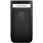 Schwarze Bugatti Premium Samsung Galaxy S4 Cases aus Kalbsleder 