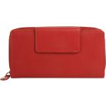Bugatti Vertice Ladies Zip Wallet with Strap 24CC red