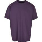Violette Oversize Build your Brand T-Shirts aus Baumwolle für Herren Größe S 