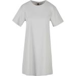 Graue Kurzärmelige Build your Brand Shirtkleider aus Baumwolle für Damen Größe 3 XL 