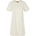 Sandfarbene Kurzärmelige Build your Brand Shirtkleider aus Baumwolle für Damen Größe 3 XL 