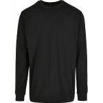 Schwarze Langärmelige Build your Brand Bio Nachhaltige Damensweatshirts aus Baumwolle Größe 4 XL 