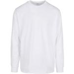 Weiße Langärmelige Build your Brand Bio Nachhaltige Damensweatshirts aus Baumwolle Größe 4 XL 