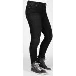 Reduzierte Schwarze Slim Fit Jeans aus Denim für Damen Größe XS 