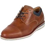 Braune Business Bullboxer Hochzeitsschuhe & Oxford Schuhe mit Schnürsenkel aus Leder für Herren Größe 42 