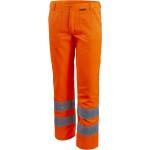 Orange Warnschutzhosen aus Polyester Größe 6 XL 