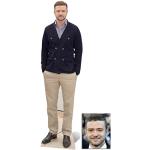BundleZ-4-FanZ Fan Packs Justin Timberlake Lebensgrosse Pappfiguren/Stehplatzinhaber/Aufsteller - Enthält 8X10 (25X20Cm) starfoto