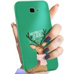 Bunte Samsung Galaxy J4 Cases 2018 Art: Soft Cases mit Muster aus Silikon Weihnachten 