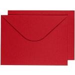 Rote Briefumschläge ohne Fenster 