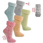 Graue Wowerat Thermo-Socken aus Wolle für Damen Größe 39 