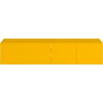 Gelbe Pickawood Lowboards lackiert aus Massivholz mit Schublade Breite 0-50cm, Höhe 200-250cm, Tiefe 0-50cm 