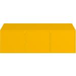 Gelbe Pickawood Lowboards lackiert aus Massivholz mit Schublade Breite 100-150cm, Höhe 100-150cm, Tiefe 0-50cm 