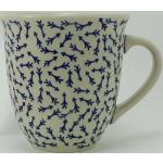 Blaue Bunzlau Keramik Kaffeetassen aus Keramik 