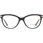 Schwarze Burberry Rechteckige Vollrand Brillen aus Kunststoff für Herren 